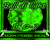 green ball dj light
