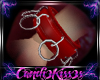 *CK*O-ring Bracelet RedR