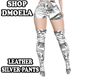 DM. Leather Silver + Bot