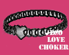 ♋ Black Love Choker F