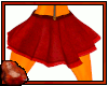 *C Skirt Pleat AddOn Red
