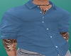 Shirt - Blue + tats
