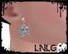 L:Earrings-Star Silver