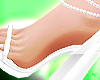 Sheer White Heels