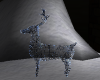 flickering blue reindeer