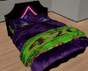 420 Purple Velvet Bed
