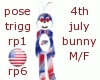 4th july bunny