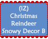 Reindeer Snowy Decor B