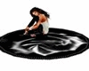 Rugs Roses Black