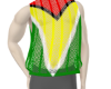 Guyana Flag Mesh Top