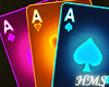 H! Neon Ace Cards