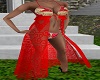 Bikini dress rouge