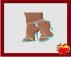Bling Aqua Heels
