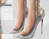 $ Crepe Heels Gray