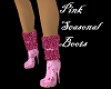 Pink Seasonal Boots 