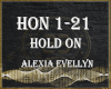 Alexia  – Hold on