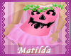 Pink jackolantern dress