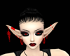 Red Elf Dragon Earrings 