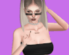 .B  Blonde metalic Hair