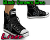 Black Convers Emo Kid