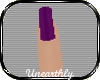 [U] Matte Purple Nail