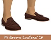 LV/ M Brown Loafers