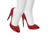 Red Bandana Heels