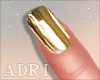 ~A: Mirror'Gold Nails