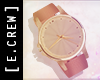 Tcₓ Tan Leather Watch