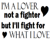 fight for what i love