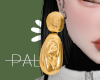 P. earring / gold