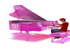 pink piano 