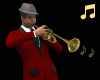 Trumpet Player w/Radio