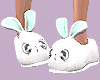 (S) Mint Bunny Slippers