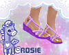 ❥ Shimer Purple Wedges