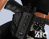 Police Gun + Belt  Black