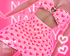 Satin Heart Dress