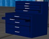 small blue tool box