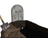 my grave...