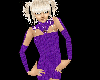 Sexy purple dress mini