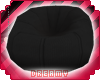 *D* Black Bean Bag Chair