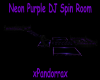 Neon Purple DJ Spin
