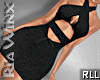 Black Glitter Dress