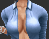 sw Blue Satin Tunic