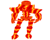 Orange Rave Robot