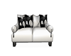 White and Black Couch