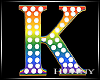 H. Rainbow Letter K