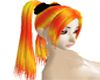 orange pigtail hair