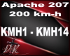 Apache 207 - 200 km-h