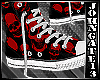 Skull Sneakers Blk / Red